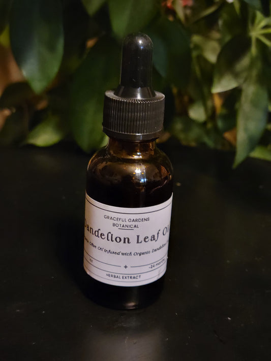 Dandelion Leaf Oil (1oz Dropper Bottle)