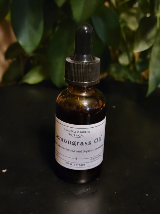 Lemongrass Oil (1oz Dropper Bottle)